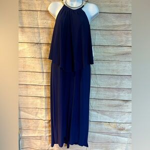 NWT DB Dressbarn established 1962 Blue high low Dress